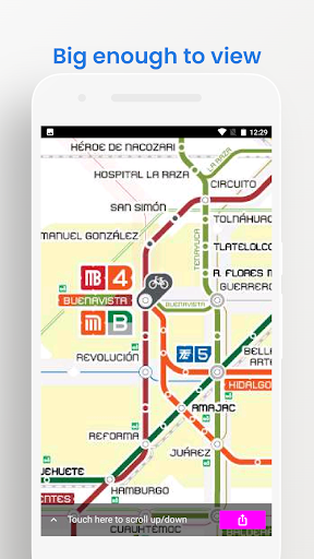 Mexico City Metro Bus Map