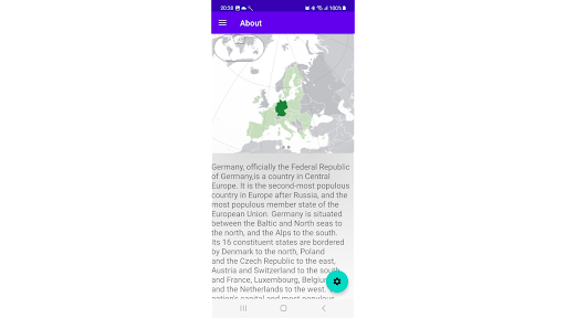 Android application MyGermanyTourist screenshort