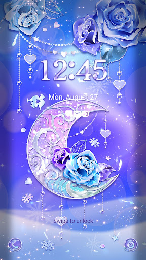 Winter Crescent Moon-Wallpaper Screen 2