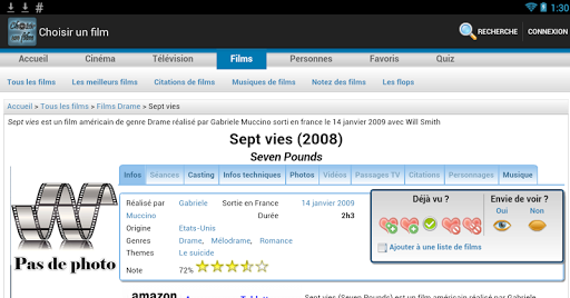 Choisir un film Screen 2