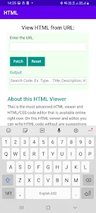 HTML Viewer & Editor
