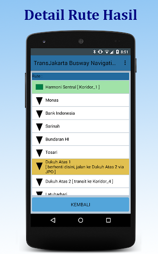 TransJakarta Busway Navigation Screen 3