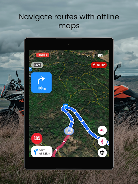 WHIP LIVE Bike & Moto Routes screenshot