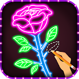Draw Glow Flower icon
