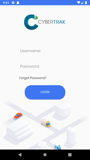 Android application Cybertrak screenshort