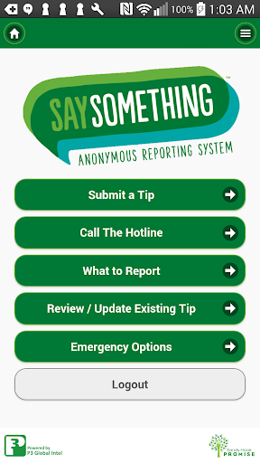 Android application Say Something screenshort