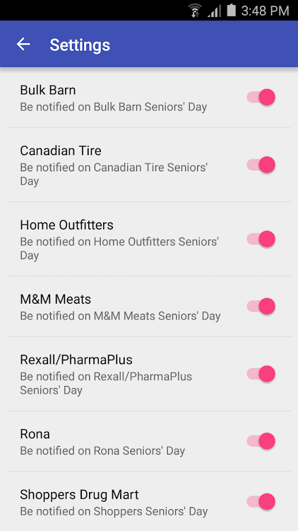 Seniors' Days Canada - 1.0.14 - (Android)