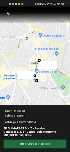 Android application DG DRIVER screenshort