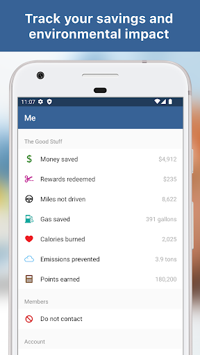 Screenshot of Commute PA