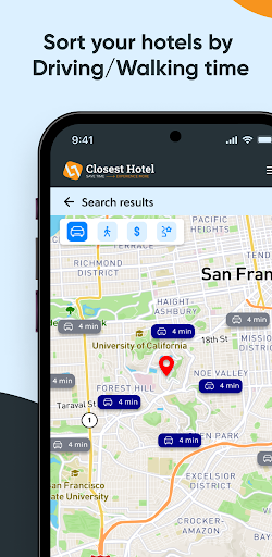 Closest Hotel Screen 3