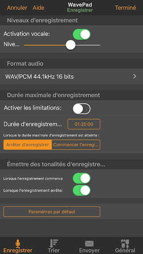 WavePad Professionnel Screen 2