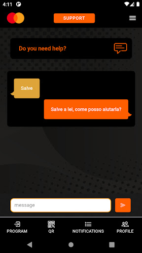 Mastercard Events Screen 3