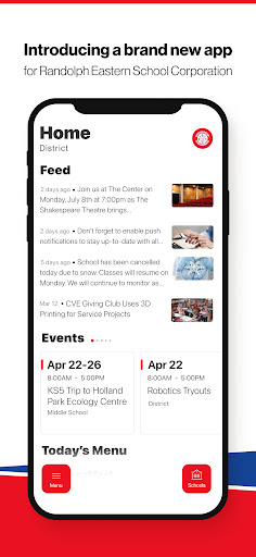 Android application Randolph Eastern School Corp. screenshort