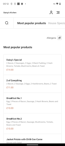 Daisys Kitchen Stevenage Screen 3