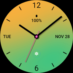 Soft Orange Tosca Watch Face