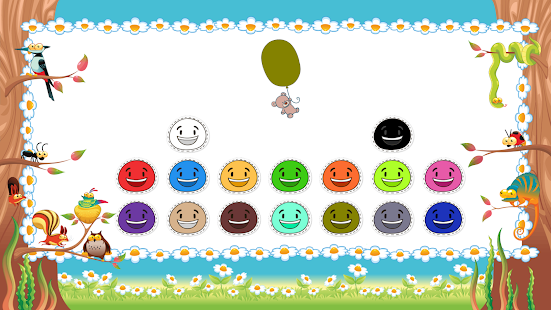 Learn Colors - Kids Games with Balloons and Bear Screenshot