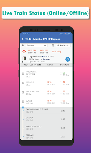 Live Train & Station Status, C Screen 2