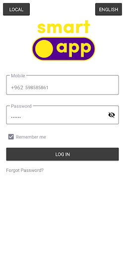 Android application Smart App screenshort