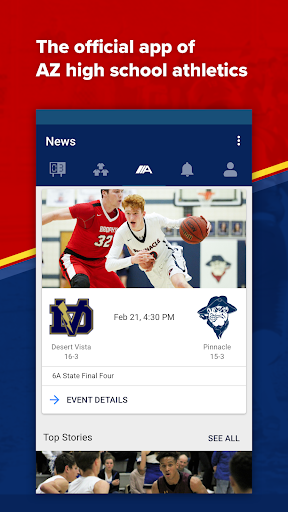 Android application AZPreps365 Live screenshort