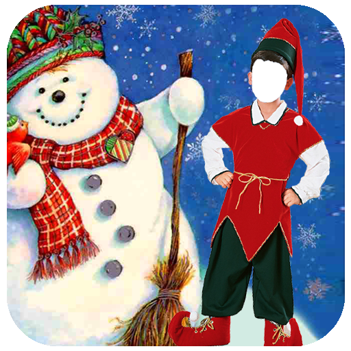 Christmas Boy Photo suit logo