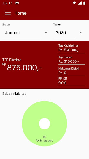 Android application Si TAMPPAN screenshort
