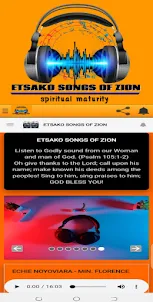 ETSAKO SONGS OF ZION
