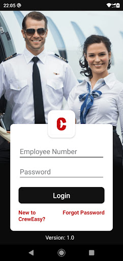 Android application CrewEasy screenshort