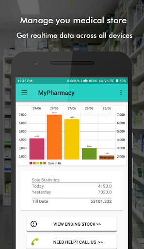 MyPharmacy - Store Billing App Screenshot 1 - AppWisp.com