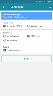 HTTP Injector (SSH/V2R/DNS)VPN Screenshot