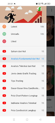 Android application Belajar Saham dari Nol screenshort