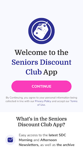 Android application SDC App - For Aussies Over 60 screenshort