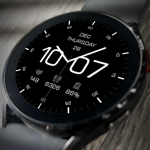 Android application Key115 Analogue Watch Face screenshort