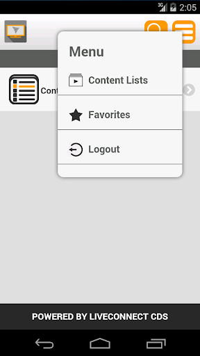 LiveConnect Mobile Viewer Screen 3