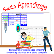 Restan números complejos, en  plano complejo