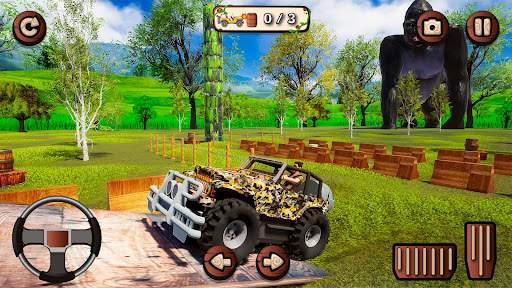 Jeep Parking Jungle Car Games Screen 2