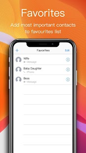 Os13 Dialer - Phone X&Xs Max Contacts & Call Log Ekran görüntüsü