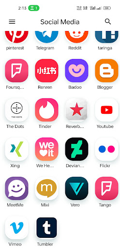 All Social Media Apps Network Screen 2