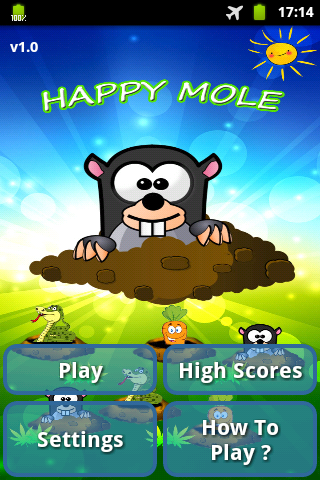 Android application Happy Mole screenshort