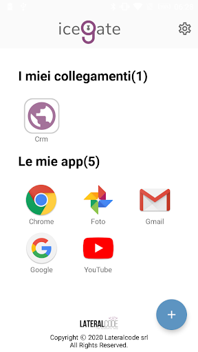 Android application iceGate screenshort