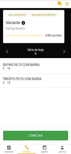 Chama Fitness Screen 2