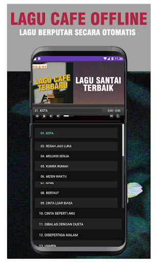 Lagu Cafe Album Offline Santai Screen 2