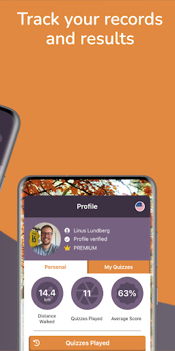 ActiveQuiz - For Fun Walks Screen 2