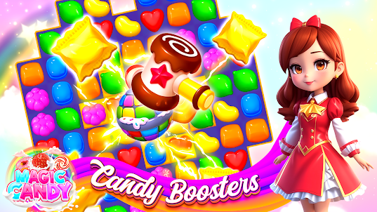 Magic Candy Road Puzzle Game