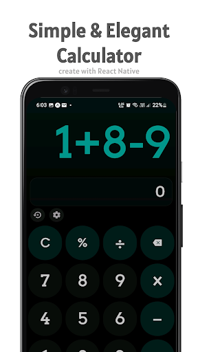 Android application Calculator | Simple | Modern screenshort