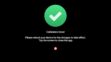 screenshot of Touchscreen Calibration: Repai