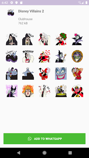 WAStickerApps: Villains Sticke Screen 2