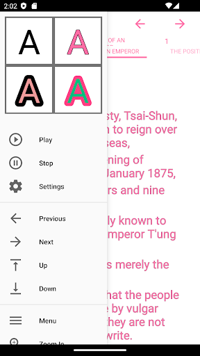 Android application zBook: Chinese Sketches screenshort
