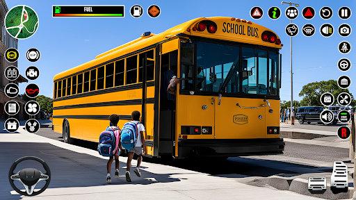 Android application School Bus Simulator 3D Game screenshort