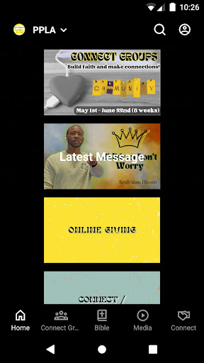 Android application Purpose Place L.A. screenshort