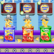 Crispy Potato Chips Factory: Snacks Maker Games